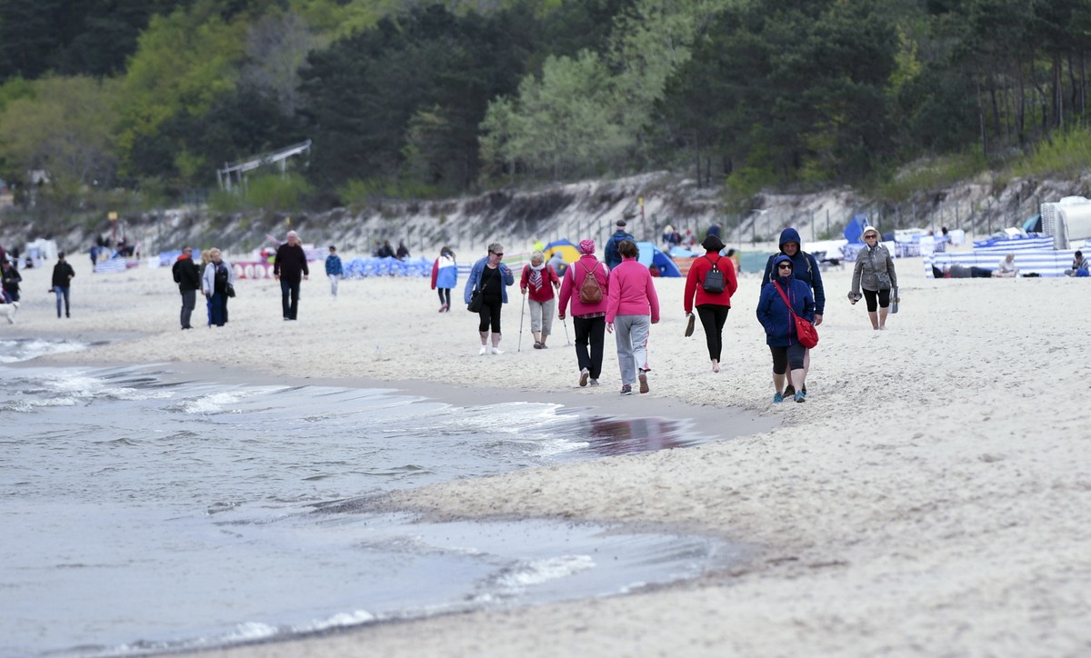 Majówka na plaży w Międzyzdrojach
