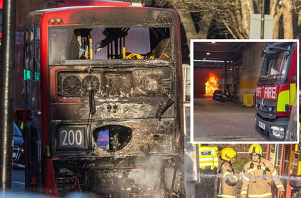 Zapalił się autobus elektryczny. Czarna seria w Londynie