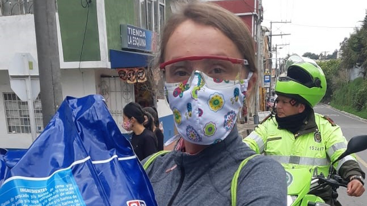 Koronawirus w Kolumbii. Polka Monika Alayon pomaga najbardziej potrzebującym 