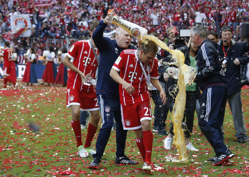 Tak Lewandowski świętował mistrzostwo Niemiec