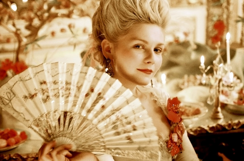 Kirsten Dunst na planie filmu "Maria Antonina"