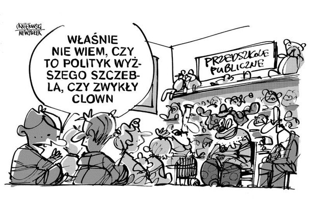 Klaun politycy krzętowski