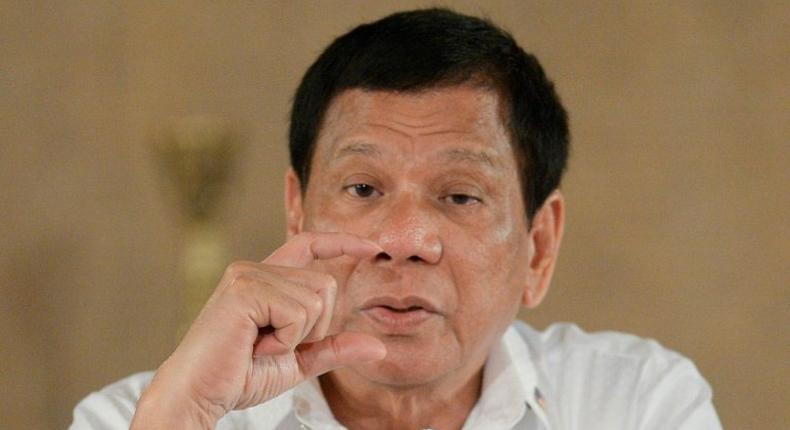 If I declare martial law, I will finish all the problems, not just drugs, Philippine President Rodrigo Duterte, seen March 13, 2017, told reporters in a pre-dawn briefing after returning from neighbouring Thailand, which is under military rule