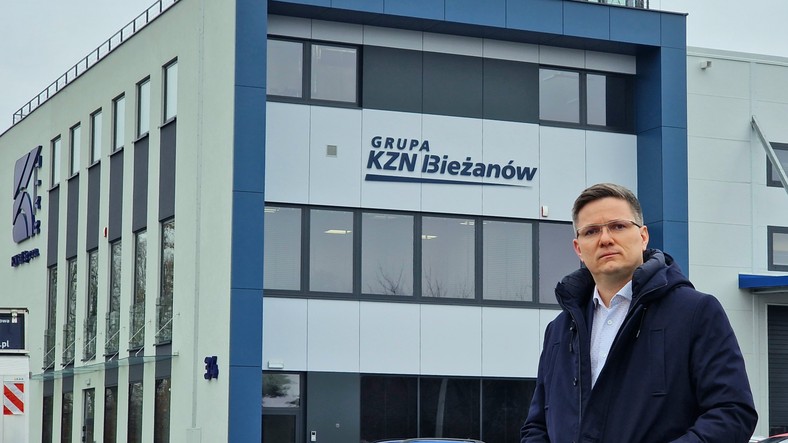 Grzegorz Leszczyński, wiceprezes KZN "Bieżanów".