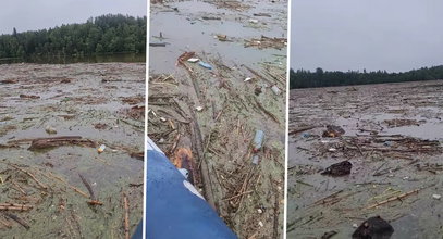 Porażające nagranie po powodzi. Tak wygląda jezioro na Dolnym Śląsku. "Ciężko się oddycha"