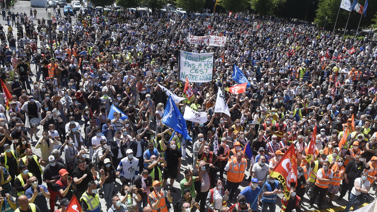 Protest we Francji