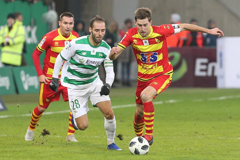 25.11.2018 LECHIA GDANSK - JAGIELLONIA BIALYSTOK LOTTO EKSTRAKLASA PILKA NOZNA