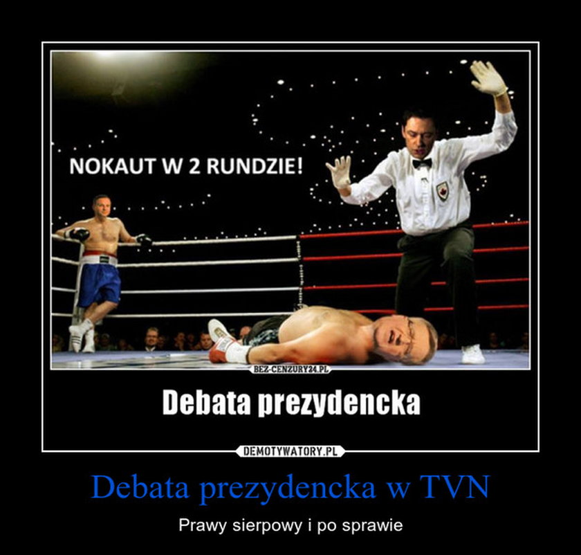 Memy z debaty w TVN