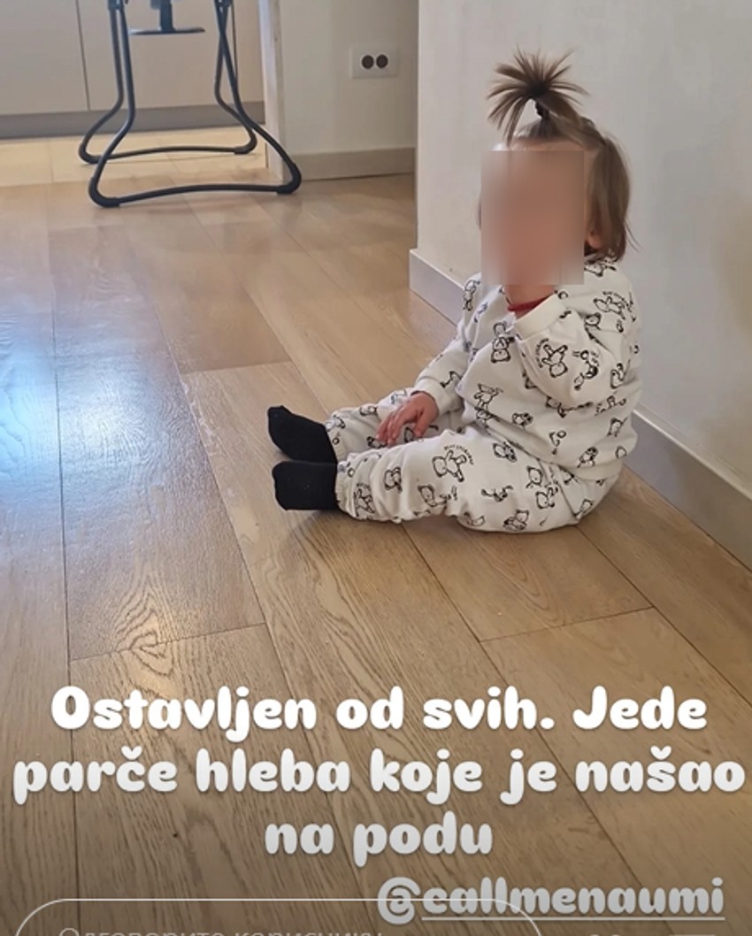 Ognjen Amidžić slikao sina