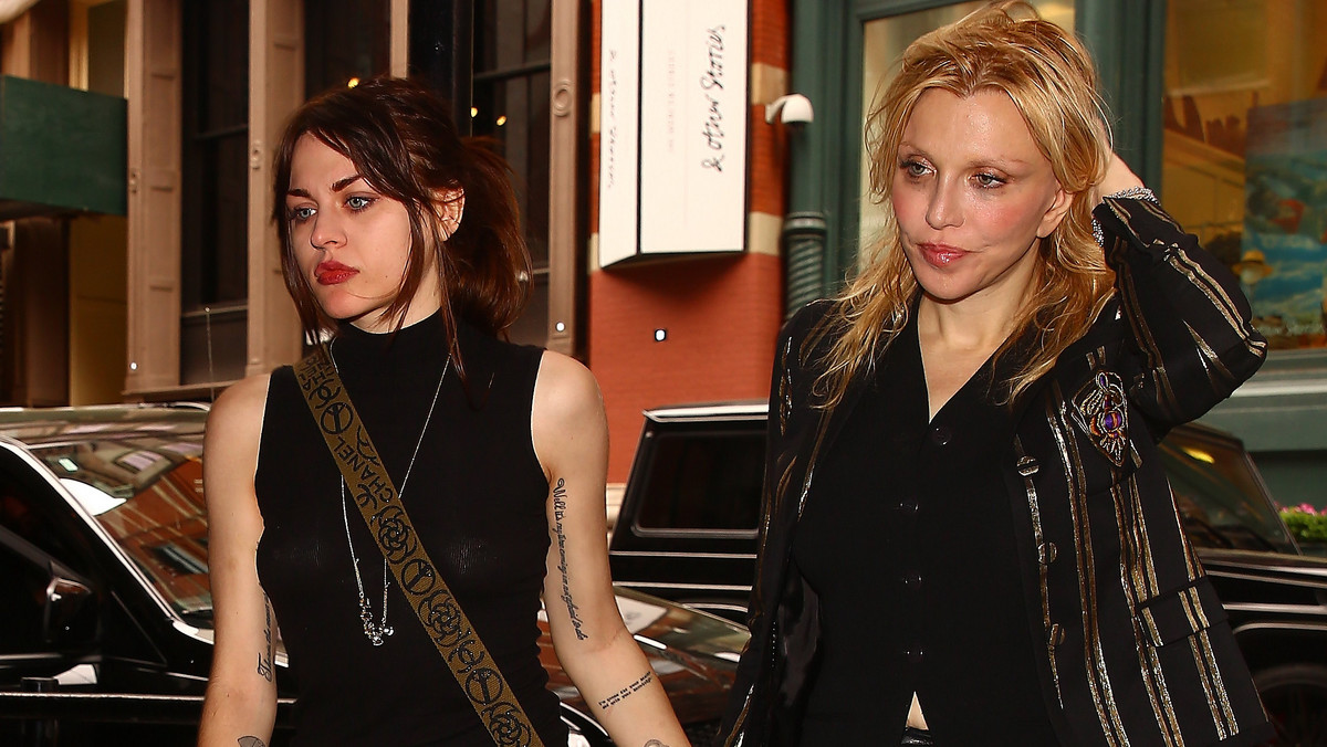 Courtney Love z córką Frances w Nowym Jorku