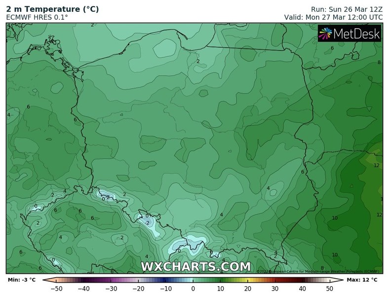 Temperatura wyraźnie spadnie.