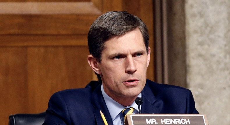 Sen. Martin Heinrich during a 2016 hearing on Capitol Hill.