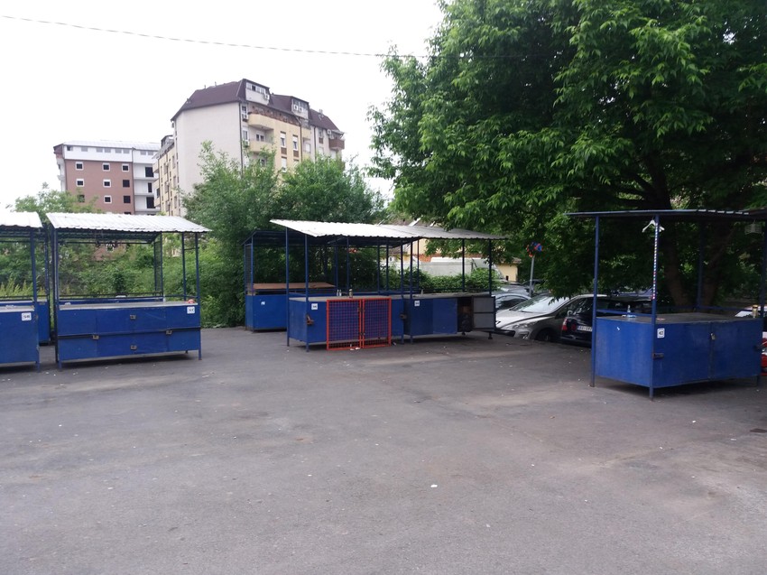 Pijaca u fazi izmeštanja početkom maja