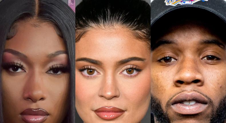 Megan Thee Stallion, Tory Lanez, and Kylie Jenner were reportedly at the same party together before the shooting.Roy Rochlin/Getty Images for BMI/ Rodin Eckenroth/Getty Images/ Araya Doheny/Getty Images for Baby2Baby