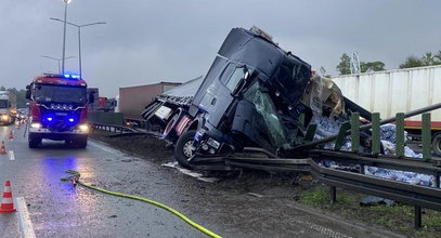 Uwaga! Utrudnienia na autostradzie A4 w Krakowie. Poważny wypadek