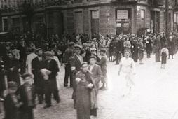 Ulica w getcie warszawskim, 1941 r.