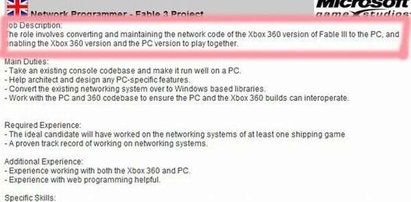 Fable III na PC i trybem co-op między pecetem i Xboksem 360?