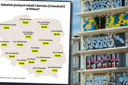 Polska pełna pustostanów. Co dziesiąte mieszkanie niezamieszkałe