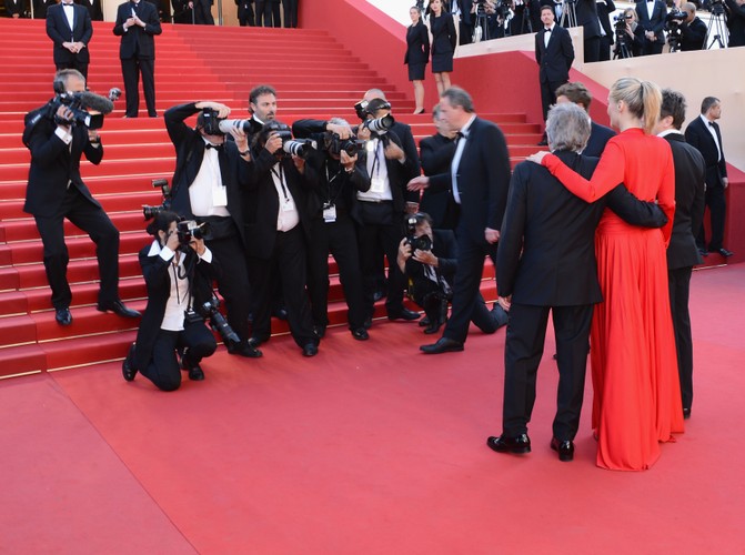 Roman Polański, Emmanuelle Seigner i Mathieu Amalric