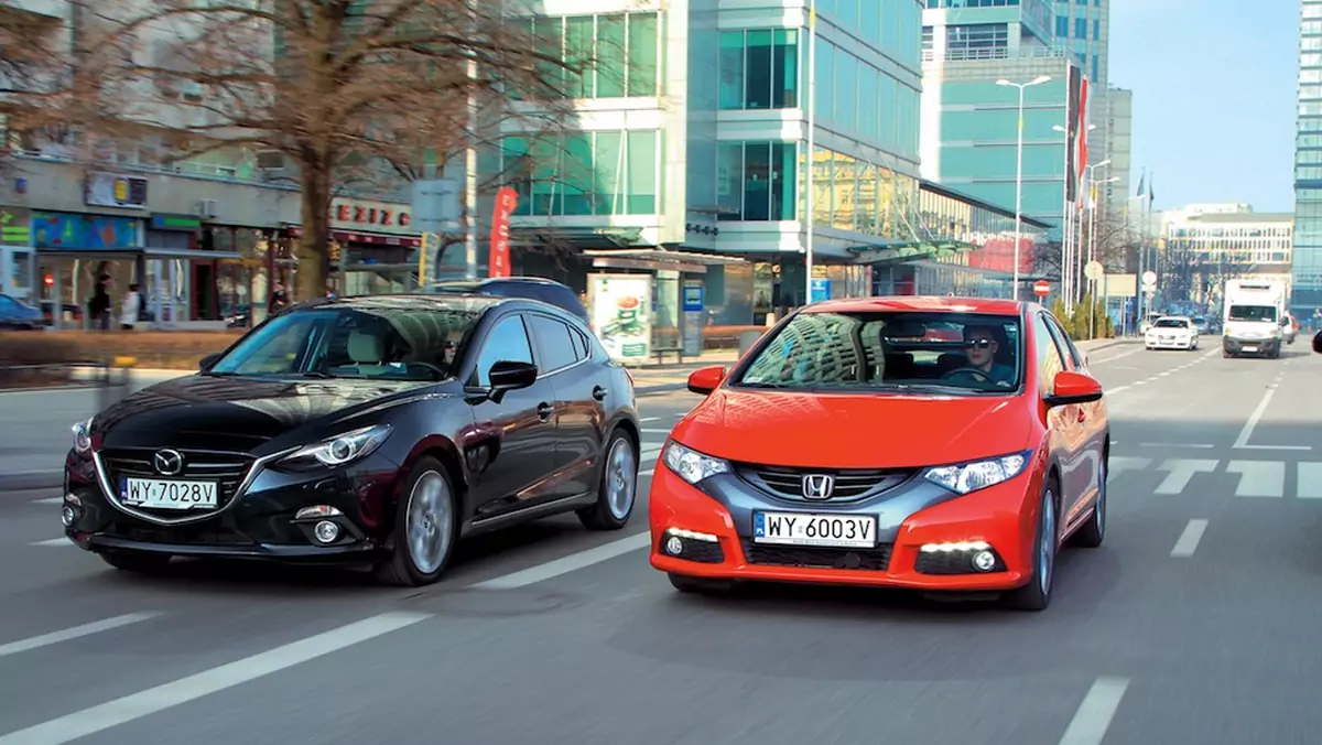 Honda Civic 1.8 kontra Mazda 3 2.0 | Test