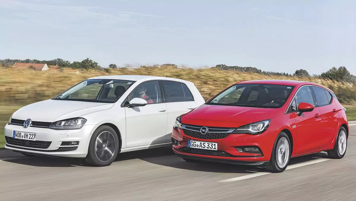 Opel Astra kontra Volkswagen Golf - kto zbudował lepszy kompakt?