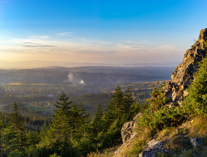 Widok na Zakopane z Kopieńca Wielkiego