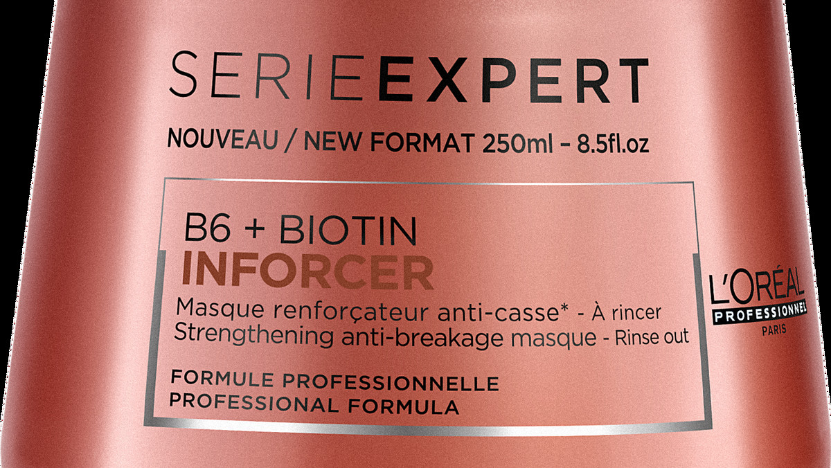 L’Oréal Professionnel SERIEEXPERT INFORCER to kolekcja powstała dla kobiet zmagających się z cienkimi, łamliwymi włosami oraz ich skłonnością do rozdzielania się na końcach. Problemy te nie dotyczą tylko zniszczonych kosmyków, ale także włosów delikatnych, pozbawionych sprężystości. Ich słaba kondycja może brać się z codziennych działań - używania suszarki, modelowania, prostowania, czy nawet pocierania włosów o poduszkę tzw. uszkodzeń mechanicznych. Może być także wynikiem nieprofesjonalnych zabiegów koloryzacji, baleyage, częstego korzystania z lokówki lub prostownicy. Linia L’Oréal Professionnel SERIEEXPERT spieszy z pomocą!