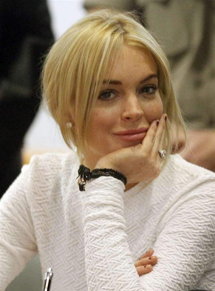 Lindsay Lohan pokazała pierś