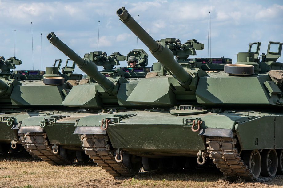 Polscy żołnierze obecnie szkolą się już na czołgach typu abrams
