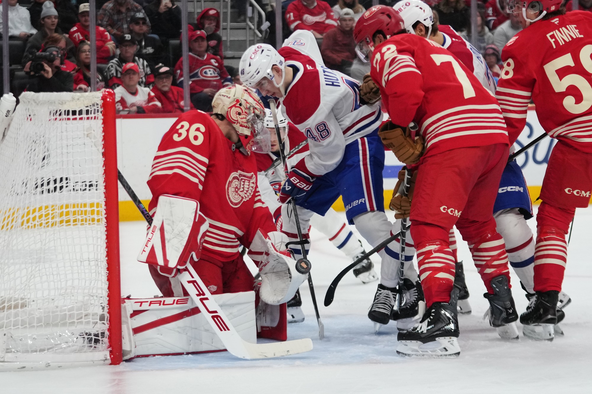 Zápas NHL: Detroit Red Wings - Montreal Canadiens. 