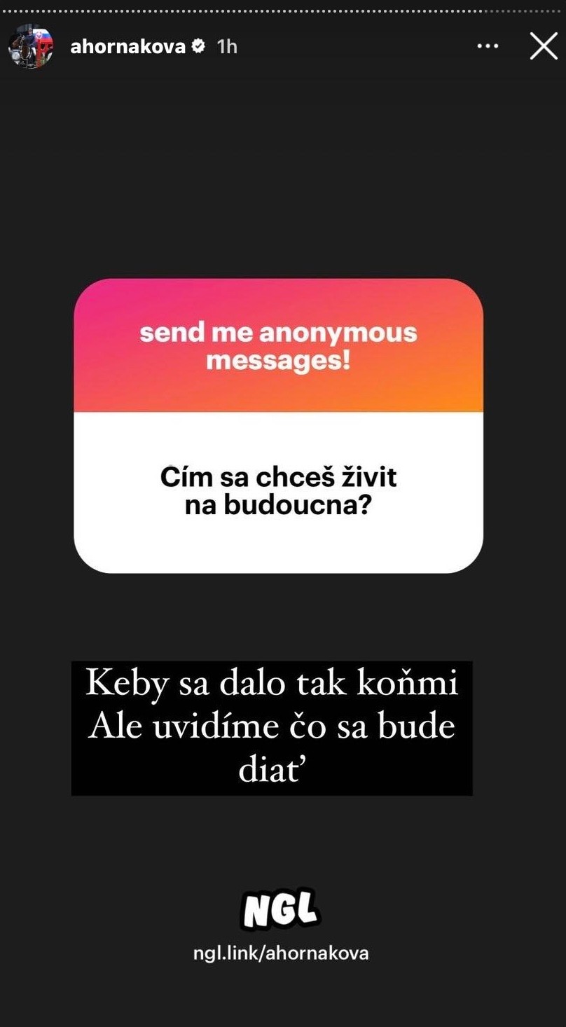 Dcéra Borisa Kollára Alexandra Horňáková odpovedala na zvedavé otázky fanúšikov.