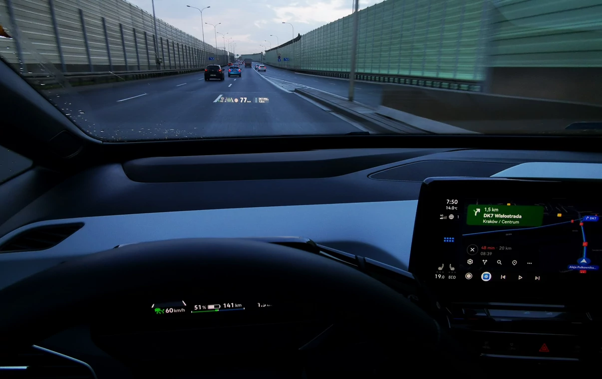 System Head-up display w Volkswagenie ID.3