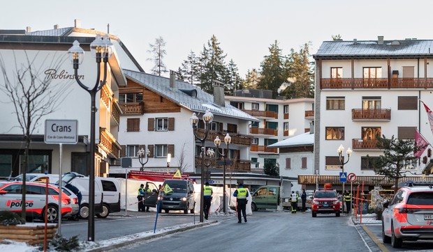 Požar u baru u Kran-Montani, Švajcarska