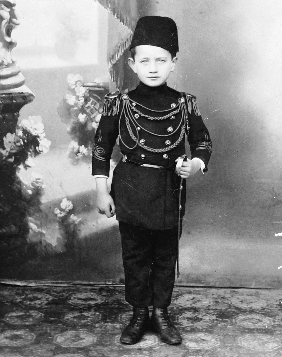 Budući generalštabni oficir: Vukašin Vukotić kao dete