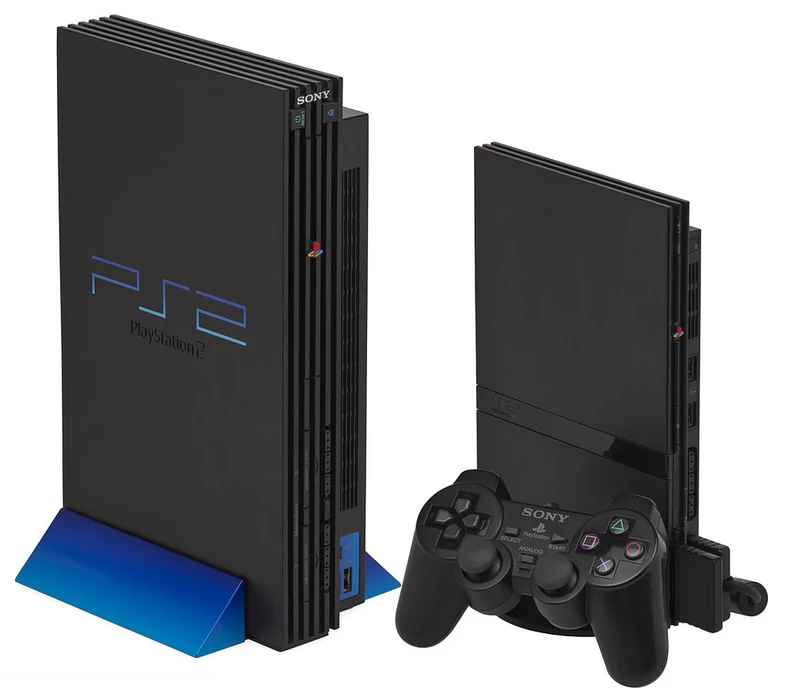 PlayStation 2 i wersja Slim - Fot. Evan-Amos/Public Domain