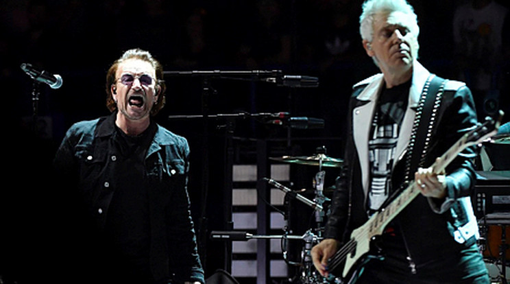 Nagy koncertet csinált a U2/Fotó: MTI/EPA/Daniel Dal Zennaro