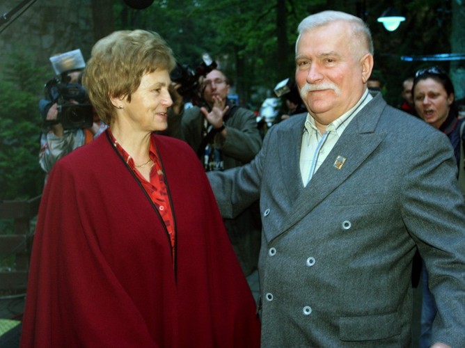 Danuta i Lech Wałęsowie
