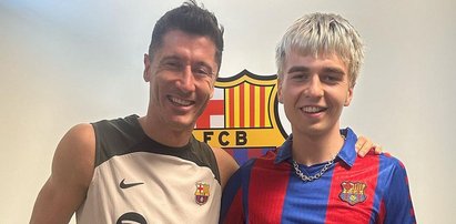 Zaskakujący gość na treningu Barcelony. Mata spotkał się z Robertem Lewandowskim