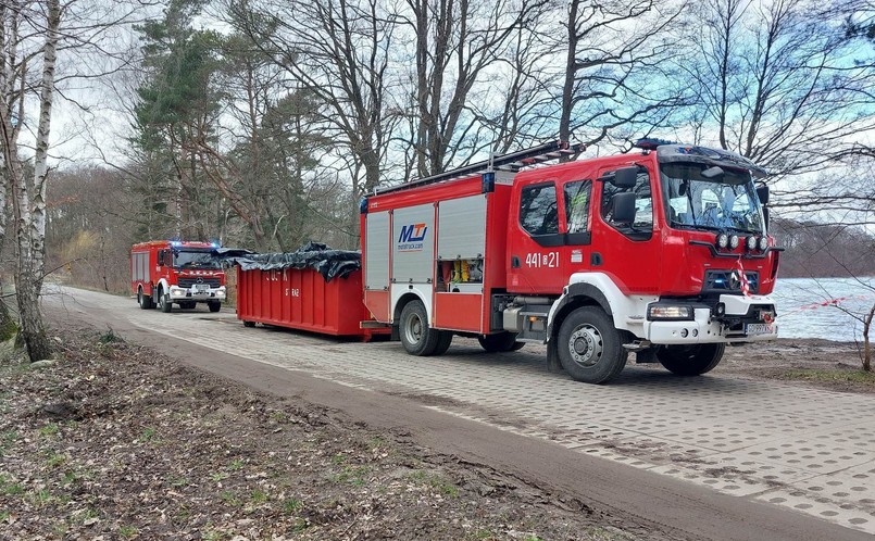 Pożar samochodu elektrycznego