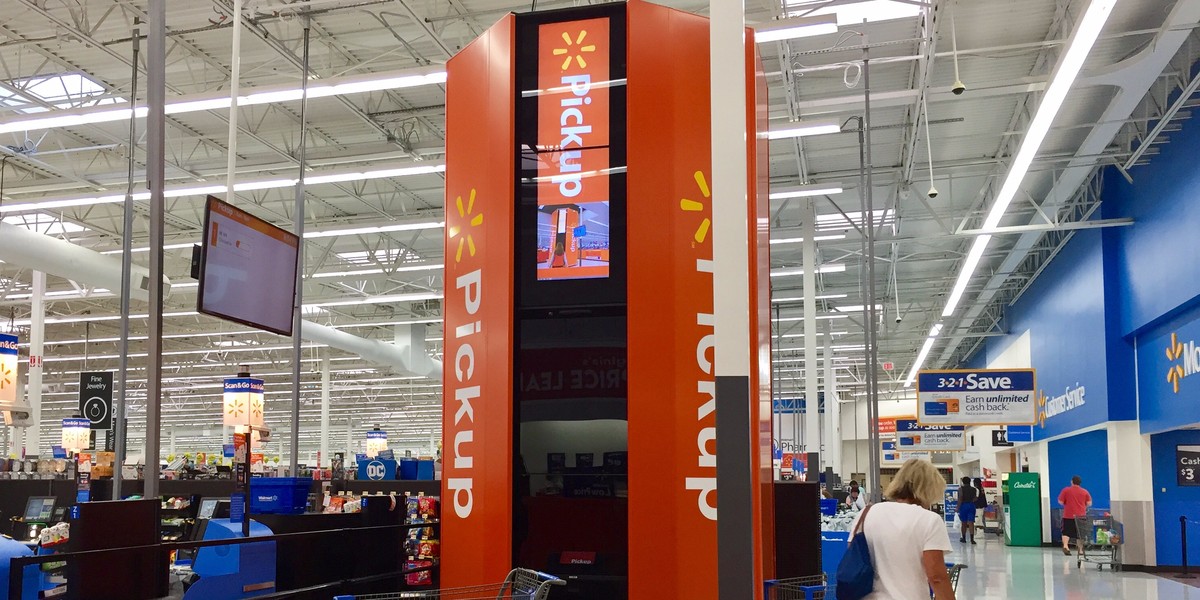 Walmart is rolling out its massive online pickup towers to 500 stores