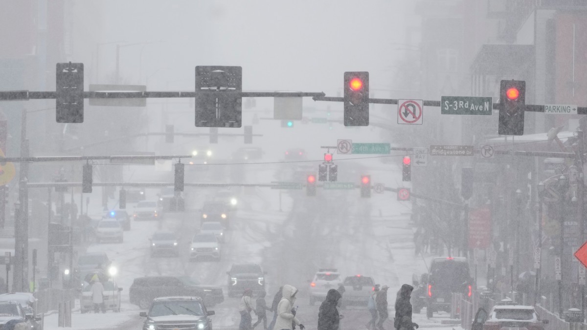 Snežna oluja u Americi - Nešvil, Tenesi, 24. januara