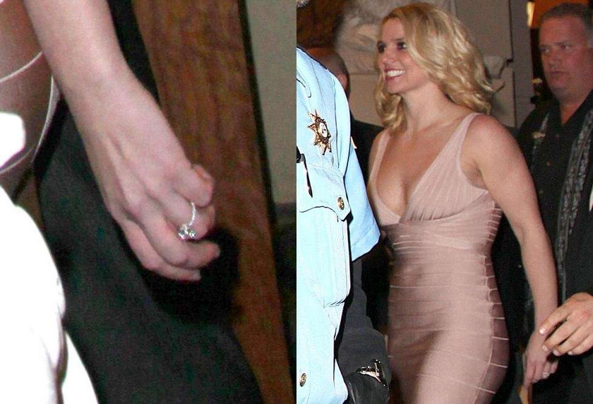 Pierścionek zaręczynowy Britney Spears