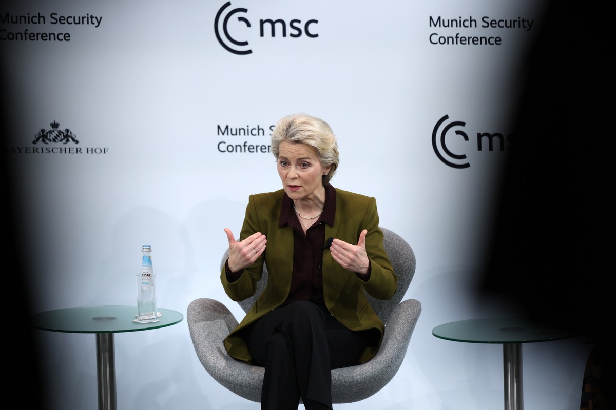 Ursula von der Leyen, szefową KE, Munich Security Conference 2023