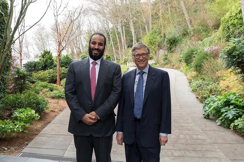 Bin Salman i Bil Gejts