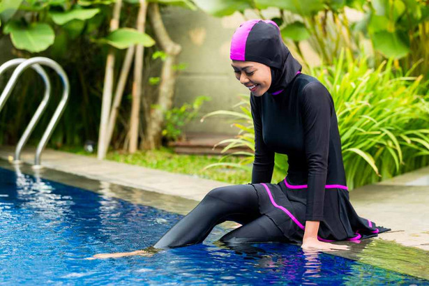 Muzułmanka w burkini