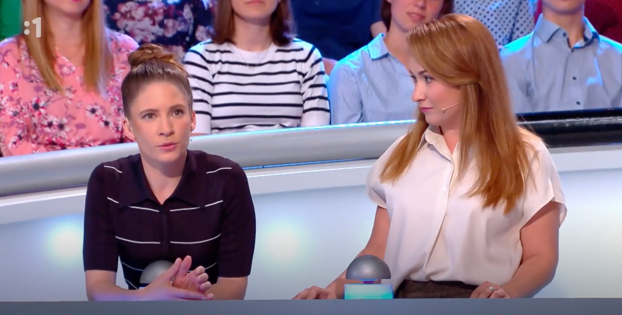 Jana Kovalčiková a Lenka Libjaková v šou Záhady tela.