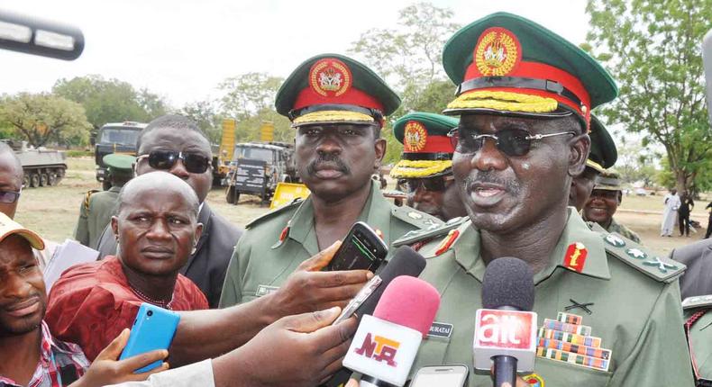 Lieutenant General Tukur Yusuf Buratai, Nigeria's Chief of Army Staff.