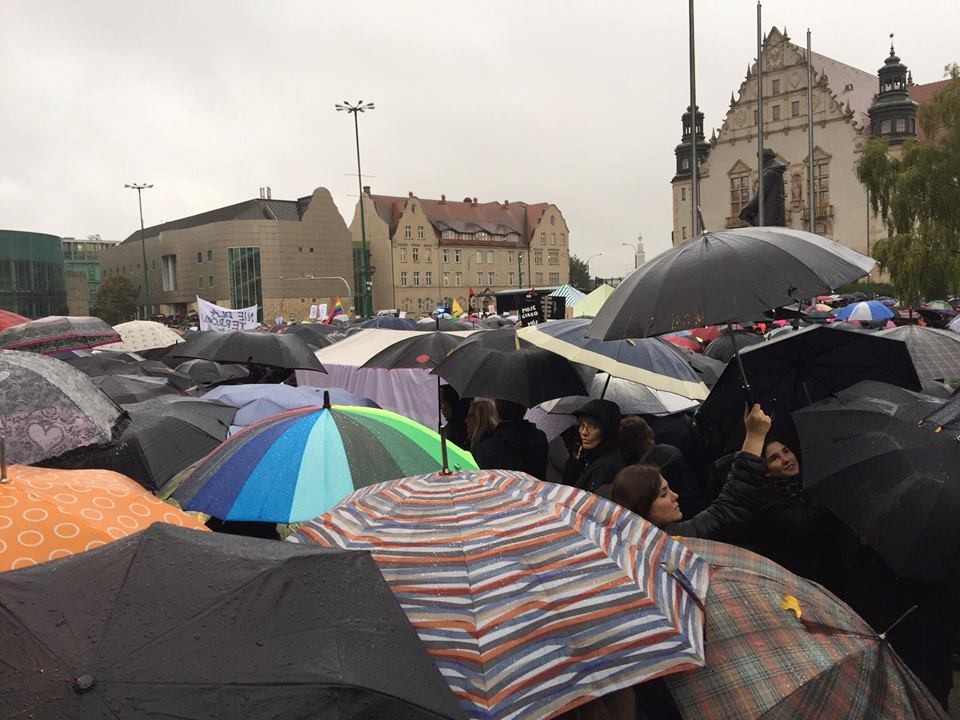 Czarny protest w Poznaniu