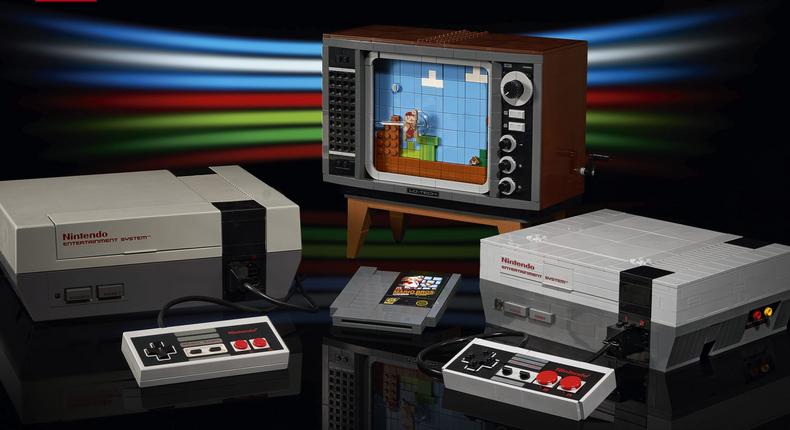 Lego NES console