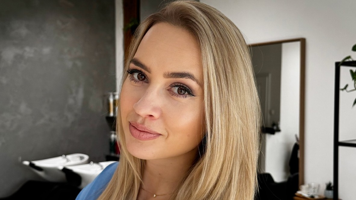 Slovenská moderátorka Barbora Krajčírová.
